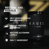 Kaged Glutamina sin sabor, ideal para mezclar en batidos después del entrenamiento