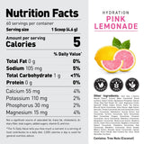 Etiqueta destacada de HydraCharge Limonada Rosa.