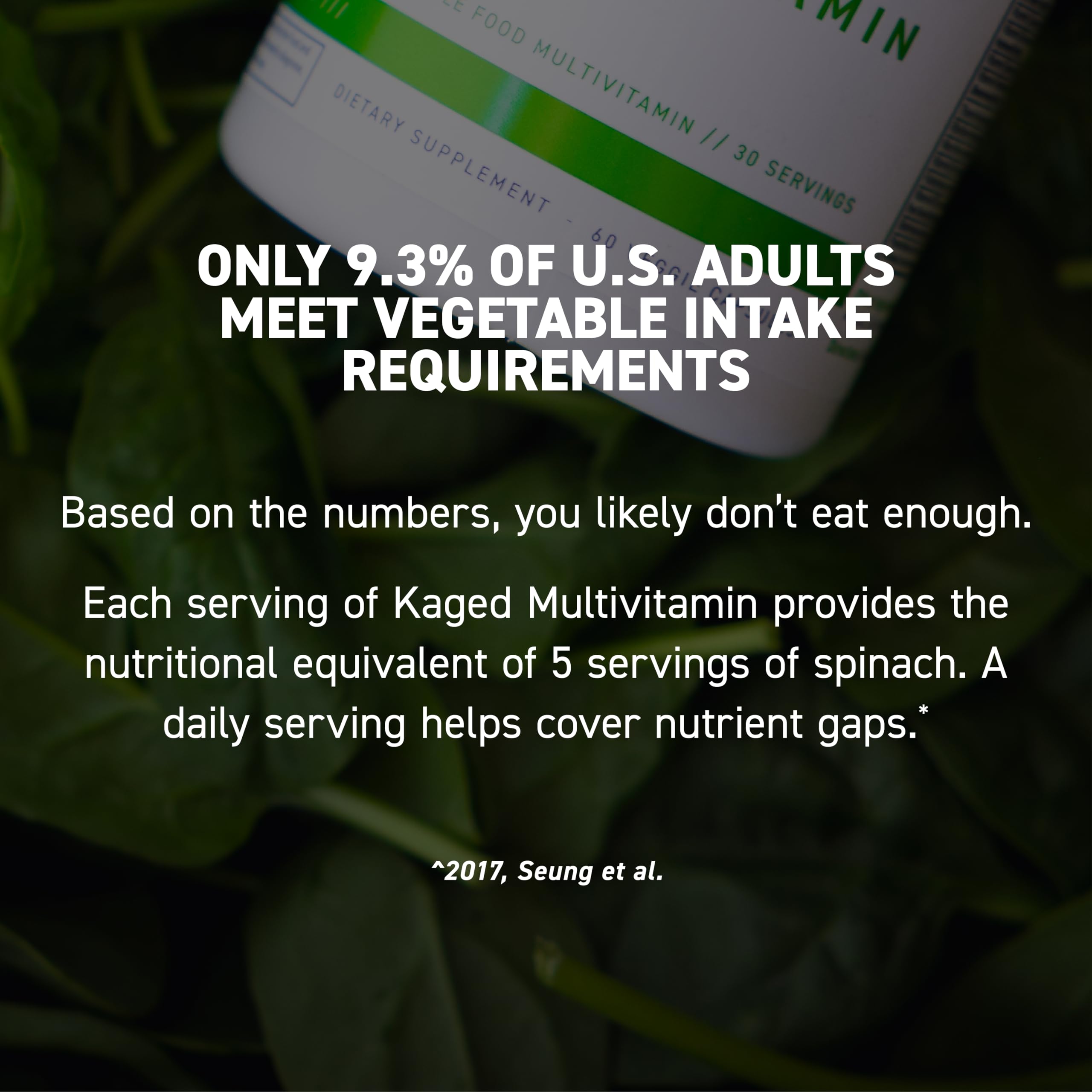 Kaged Multivitamin con ACTIValoe prebiotico para apoyo digestivo.