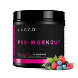 Kaged Original Preentrenamiento Berry Blast, envase frontal, energía sostenida para entrenamientos intensos