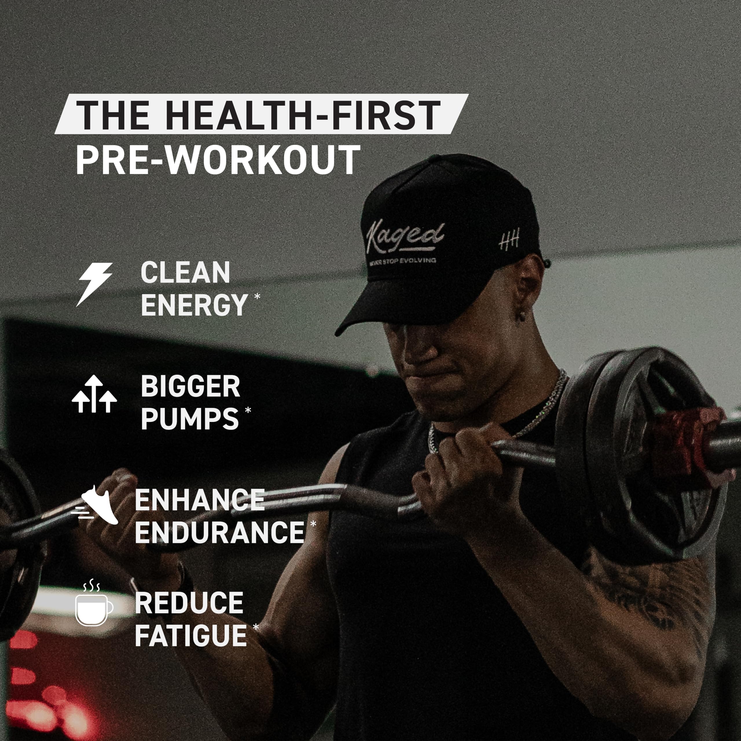 Kaged Original Preentrenamiento Berry Blast, pulso energizante para sesiones intensas