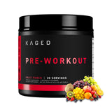 Kaged Original Preentrenamiento Fruta Punch, botella para energía sostenida durante entrenos intensos.