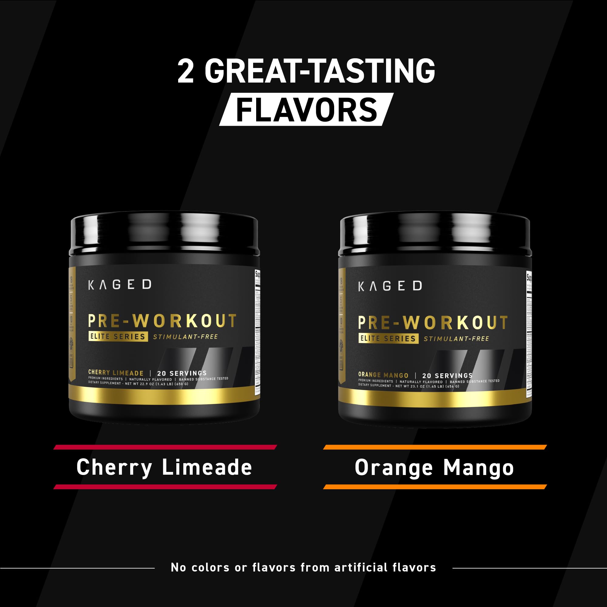 Kaged Pre Entrenamiento Elite sin estimulantes, en gimnasio, apto para sesiones diarias