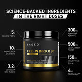 Kaged Pre-entrenamiento Elite sin estimulantes Naranja Mango en lata