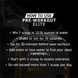 Kaged Pre-Workout Elite, creatina nitrato NO3-T para potencia.