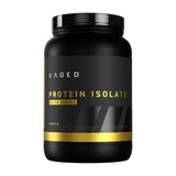 Kaged Proteína de Suero Aislada Elite en envase de vainilla, apoyo a la recuperación muscular.