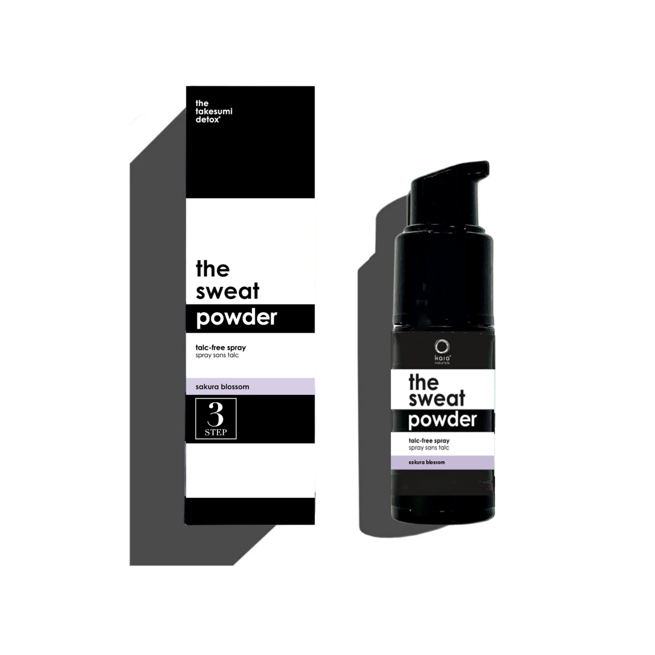 Kaia Naturals Takesumi Detox Sakura: pulverizador compacto sin talco para uso diario
