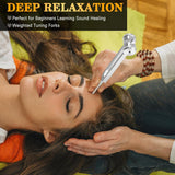 KAIGESZAD tenedores de afinacion 256hz para yoga y meditacion