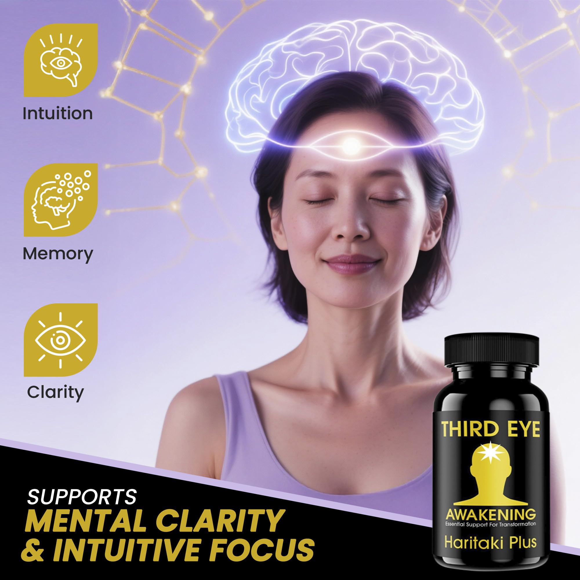 Kailash Herbals Haritaki 650 mg: cápsulas para consumo diario y bienestar.