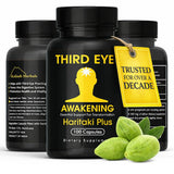 Kailash Herbals Despertar del Tercer Ojo: botella con cápsulas para claridad mental.