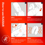 KAISAR contorno ergonómico en la mano para manejo cómodo
