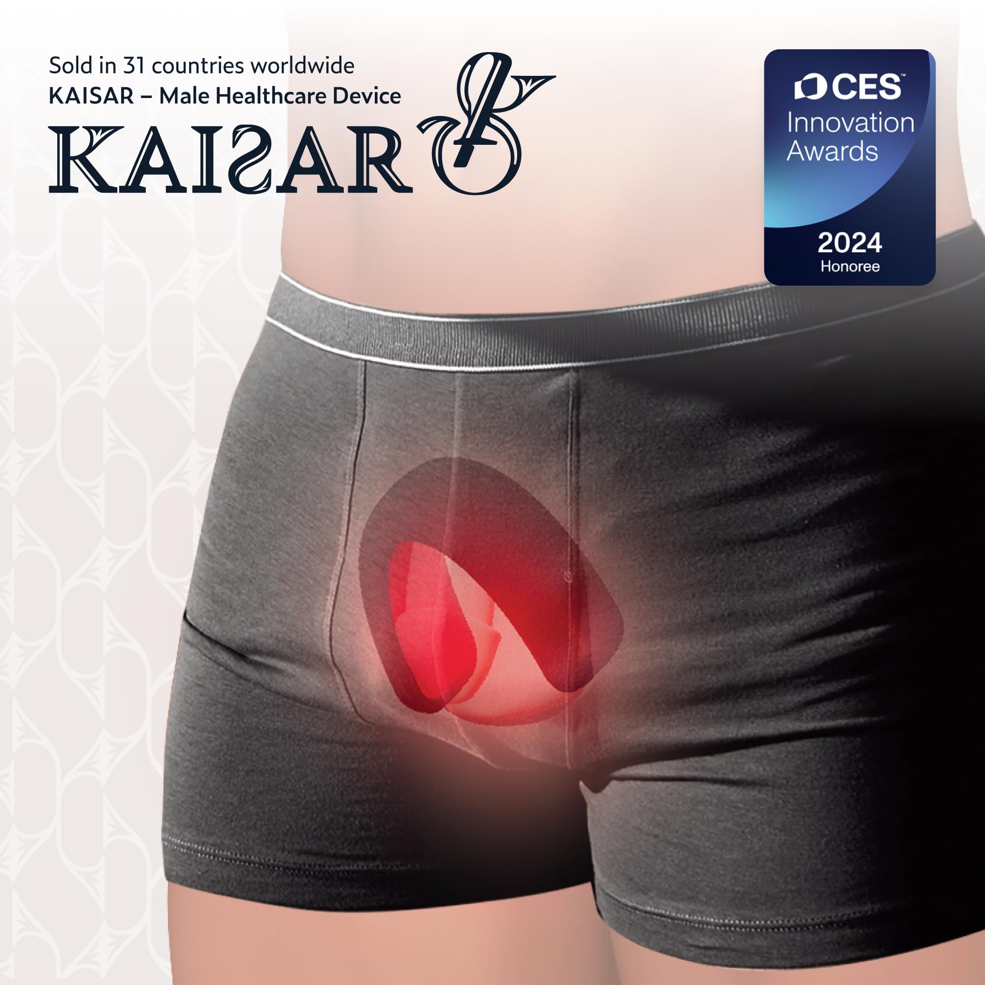 KAISAR terapia luz roja inalámbrica para uso cómodo sin cables