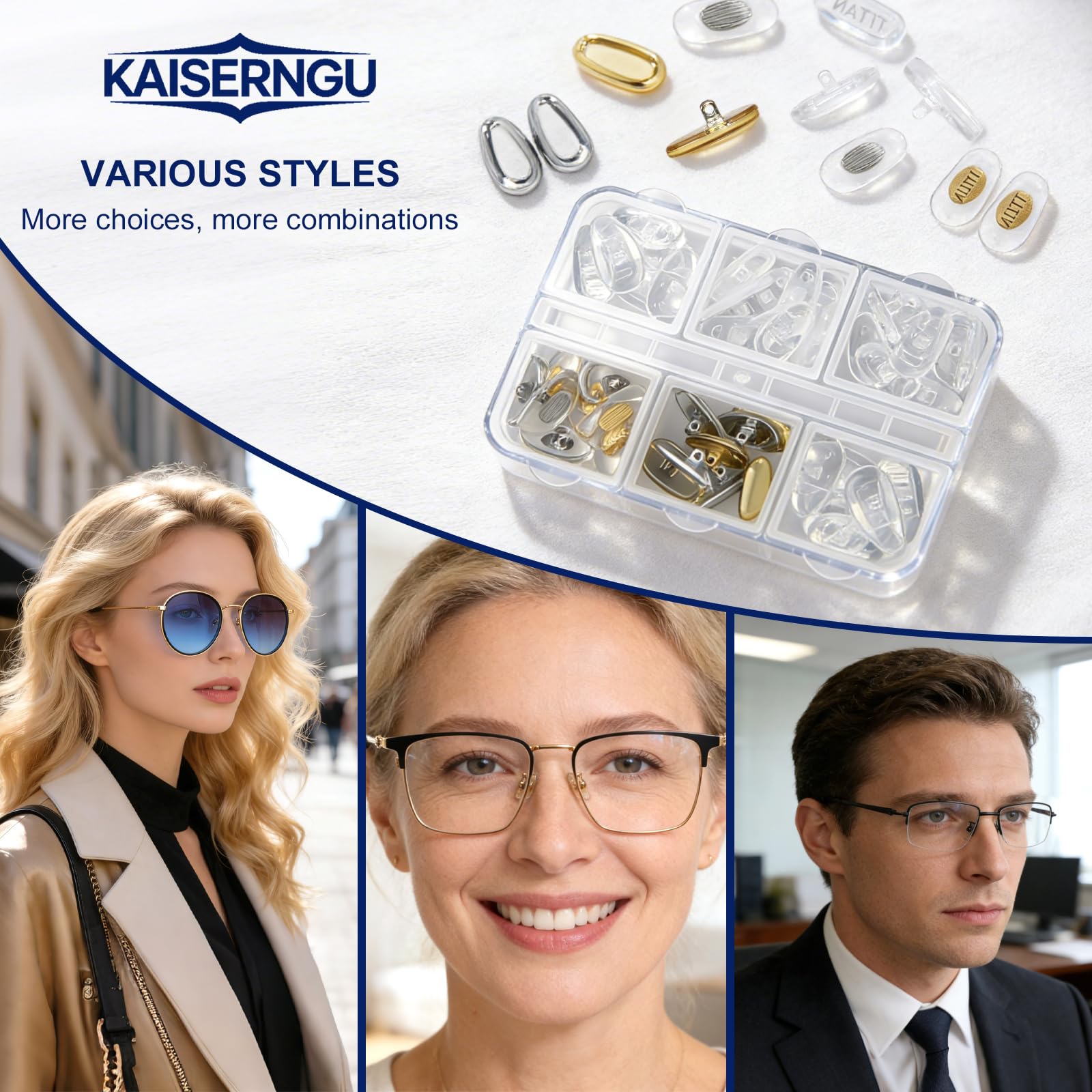 KaiserNgu paño de limpieza para gafas, microfibra suave para cristales brillantes.