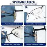 KaiserNgu pinzas de precisión para gafas, para manipular componentes con cuidado.