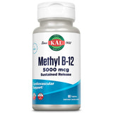 KAL B12 metilcobalamina 5000mcg frasco ActivMelt para energía sostenida durante el día