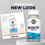kal betaina hcl con pepsina, tabletas, uso práctico diario para la digestión