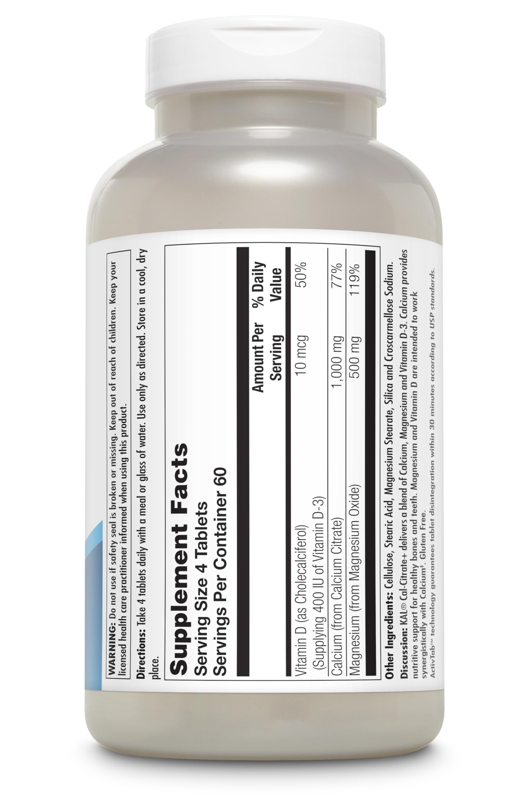 KAL Cal-Citrate+ dispensador, dosificación rápida y cómoda