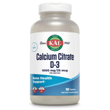 KAL calcio citrato con vitamina D3, tableta de disolución rápida para soporte óseo.