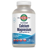 KAL calcio-magnesio, frente del frasco, apoyo para dientes y huesos sanos