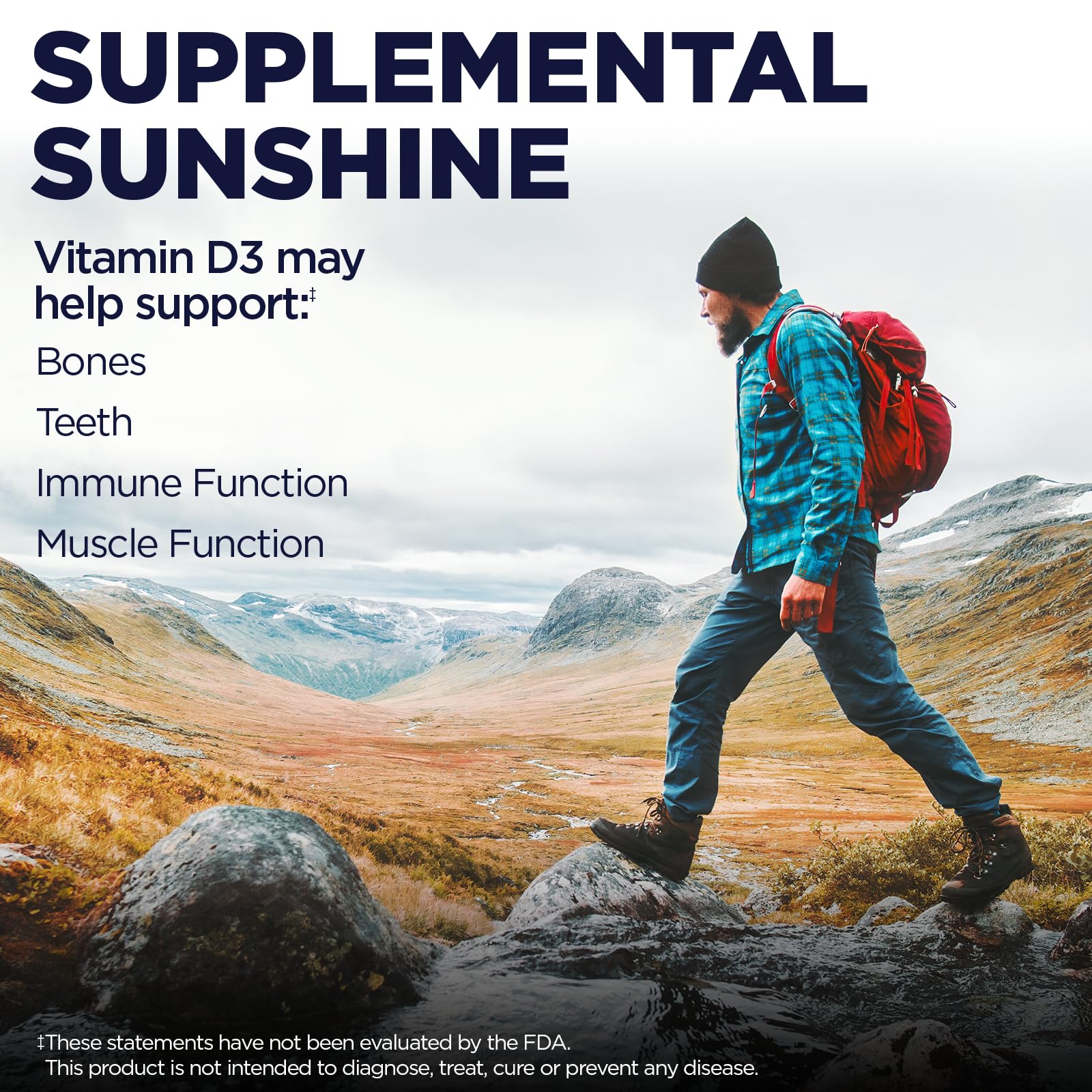 KAL D3 DropIns etiqueta visible que destaca calidad vegetariano