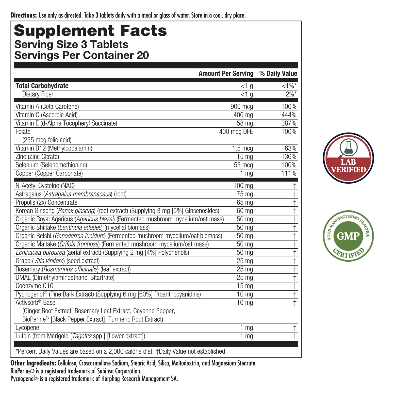 KAL Defensa Celular, caja de cápsulas, dosis diaria fácil.