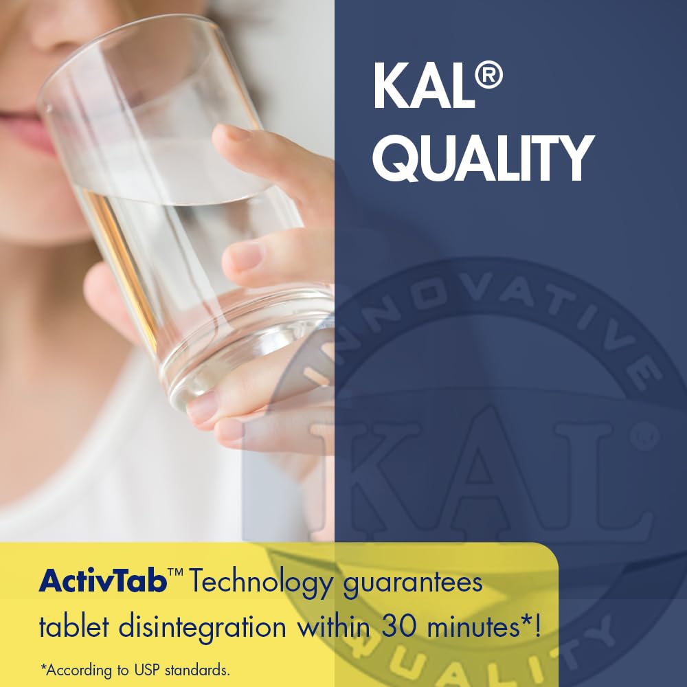 KAL DHEA 5 mg, tecnología ActivTab, disolución rápida.