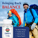 KAL DHEA 5 mg, dosis diaria para equilibrio diario.