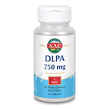 KAL DLPA comprimidos 750 mg, enfoque visual de tabletas; posible apoyo al bienestar diario.