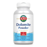 KAL Dolomite polvo calcio y magnesio, fuente vegetal para huesos sanos.