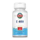 KAL E-400 D-Alpha Tocoferol, cápsula blanda, apoyo al crecimiento de tejidos sanos y cuidado de la piel.