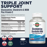 KAL Glucosamina Condroitina MSM blíster: empaque compacto para almacenar.