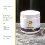 KAL Gut Magnesium Plus Aloe, etiqueta frontal informativa del producto