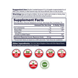 KAL Heart Magnesium Powder verter en vaso, sabor frambuesa roja