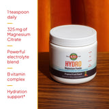KAL Hydro Magnesium Plus preparado en vaso, aporte de electrolitos y magnesio.