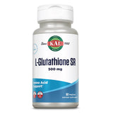 KAL L-Glutatión SR frasco de cápsulas, antioxidante de alta absorción para la salud celular
