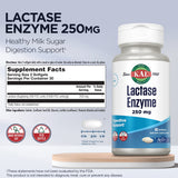 KAL Lactasa Enzima 250 mg: base de aceite de girasol para buena absorción
