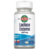KAL Lactasa Enzima 250 mg: botella líquida para una digestión suave de la lactosa