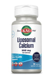KAL Liposomal Calcium 500 mg en botella, ideal para soporte diario de calcio.