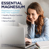 Caja exterior de KAL Citrato de Magnesio 400 mg con control de calidad Utah