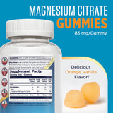 Gomitas KAL Magnesium Citrate para huesos y músculos, textura fácil de masticar