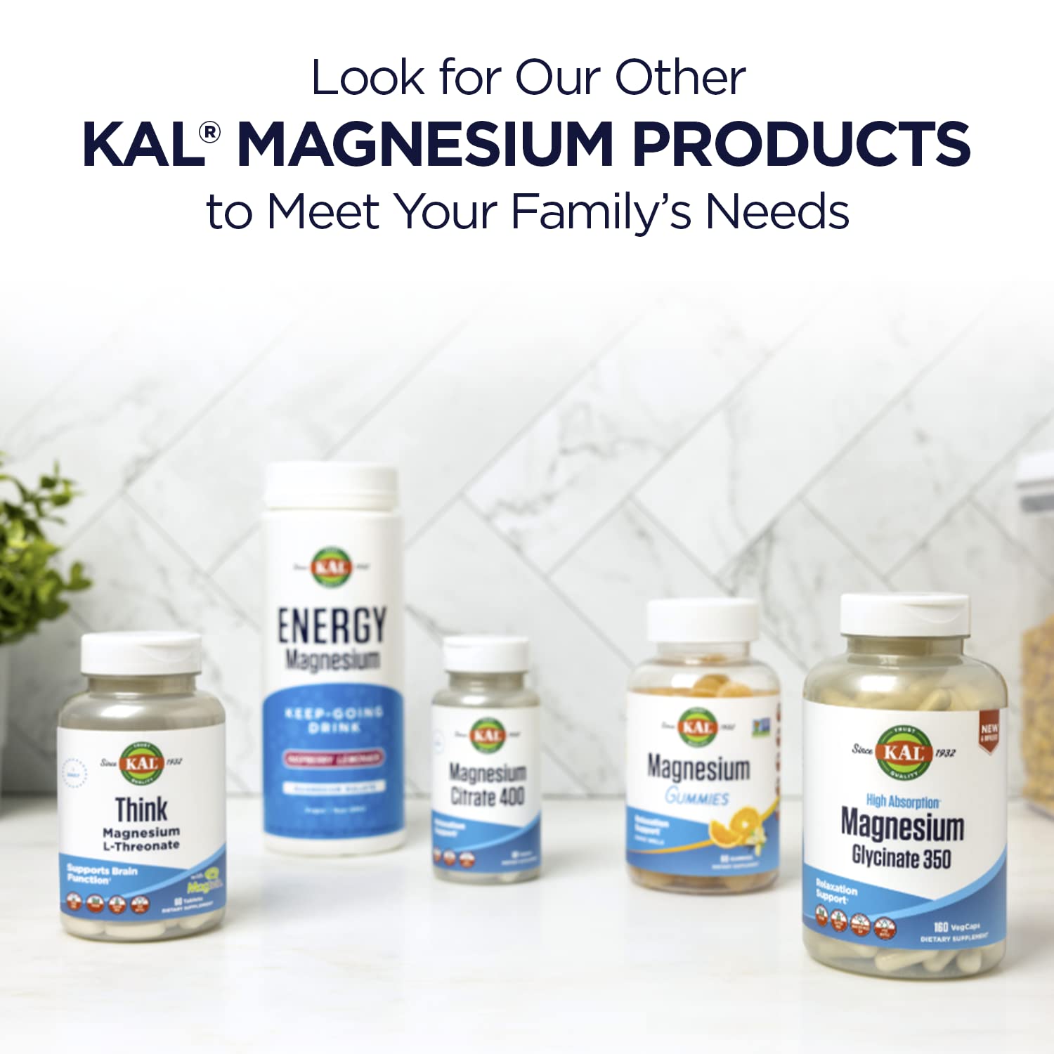 Kal Magnesium Glycinate ActivGels uso diario para apoyar músculos, nervios y huesos.