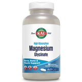 KAL Magnesium Glycinate ActivGels, botella del suplemento para relajación suave
