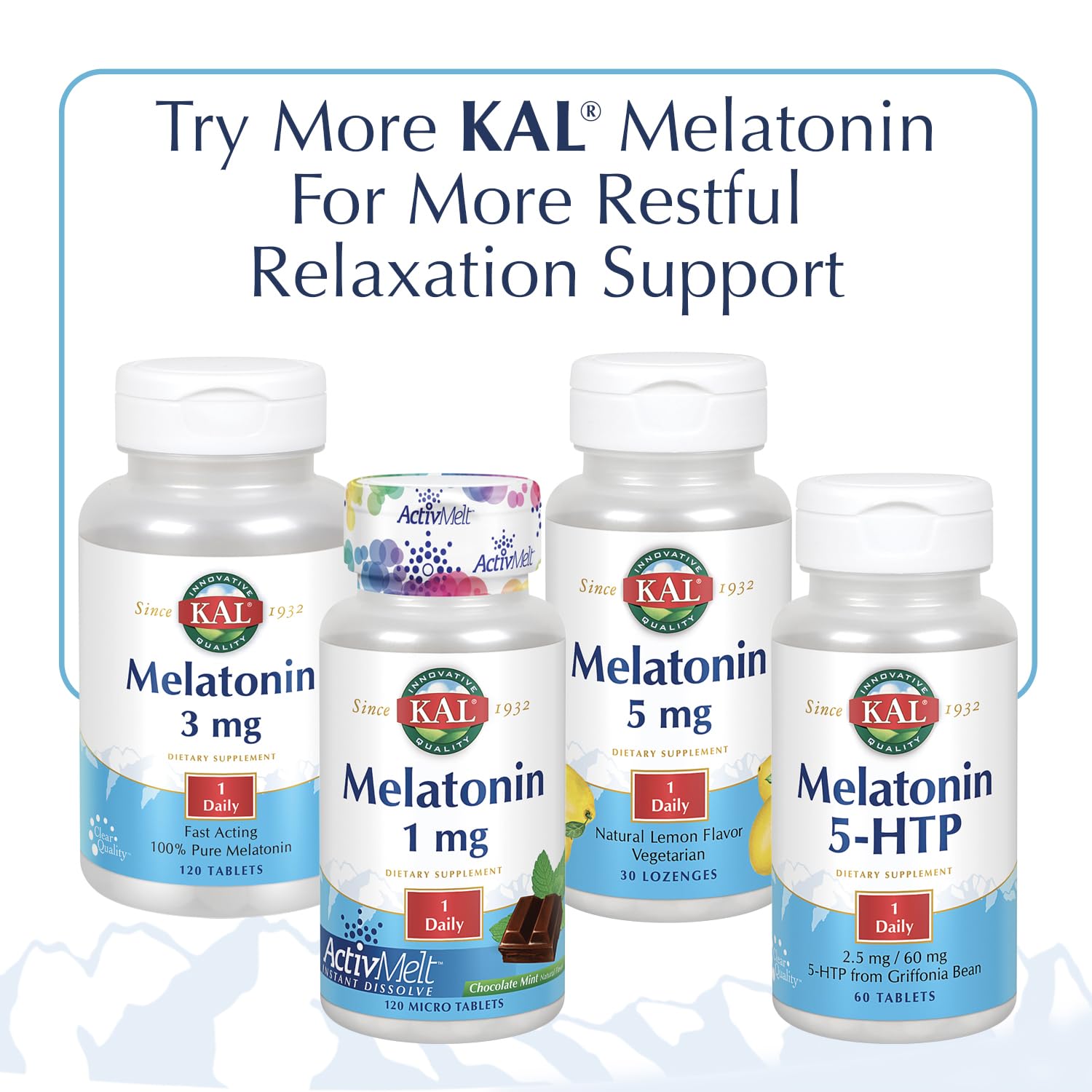 KAL Melatonina 5 mg, garantía de satisfacción de 60 días.