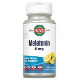 KAL Melatonina limón pastillas: apoyo a un descanso relajante.