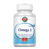 KAL Omega 3 cápsulas suaves de 1000 mg para uso diario.