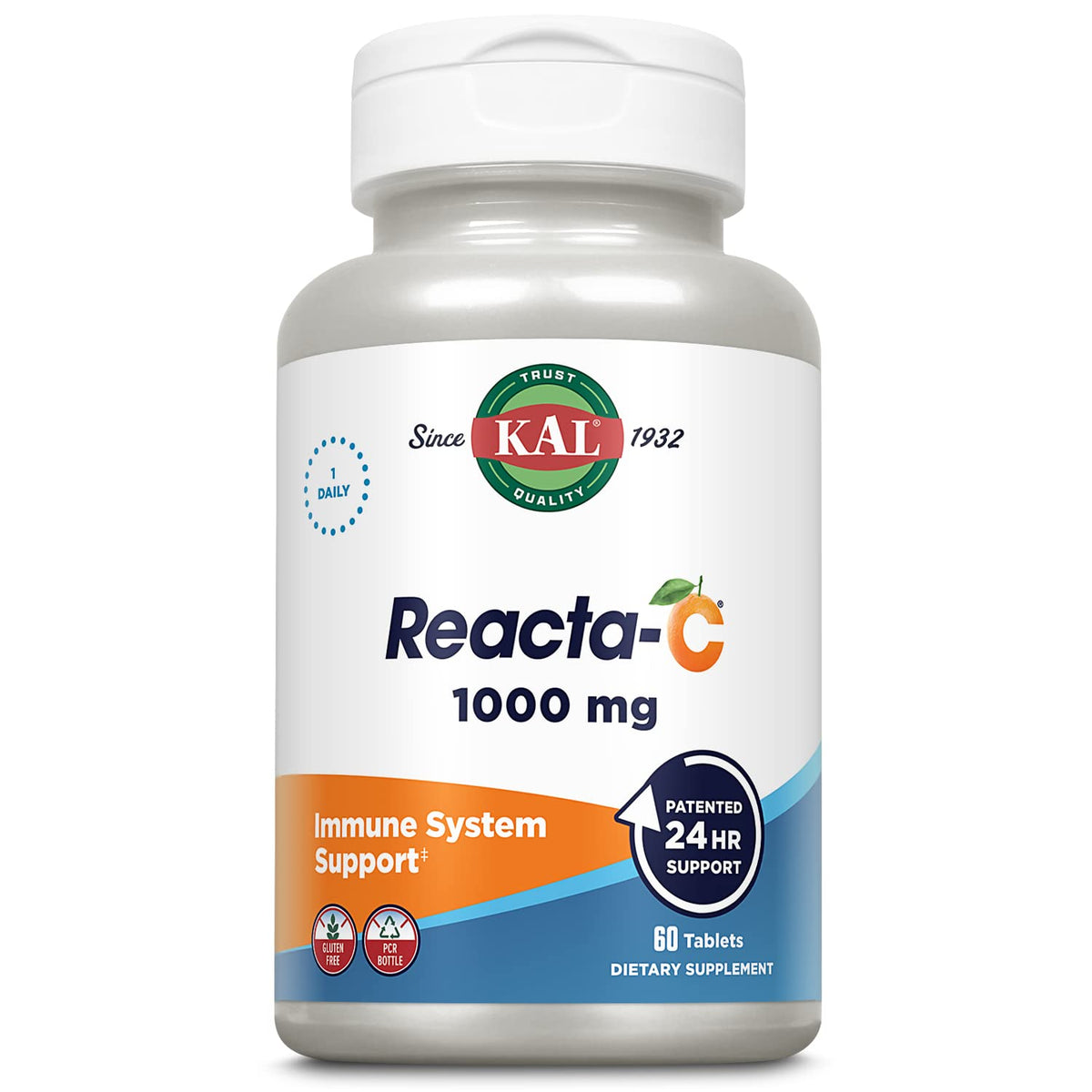 KAL Reacta-C con Bioflavonoides, botella frontal para uso diario