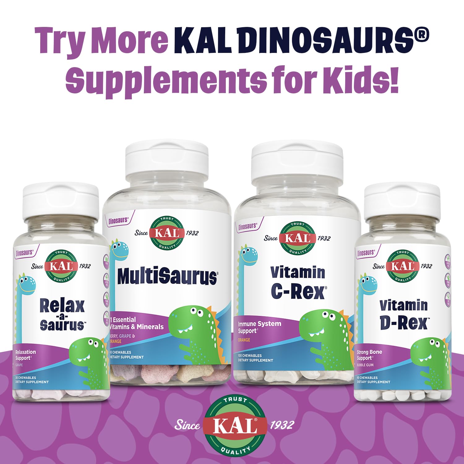KAL Relax-a-Saurus dinosaurios para una experiencia divertida y calmante.