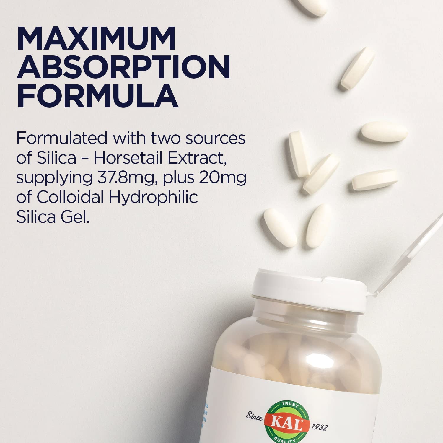 KAL Silica Plus, envase PCR reciclado y sostenible.