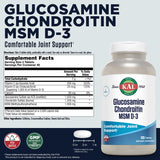 KAL tabletas glucosamina 1500 mg para movilidad y confort