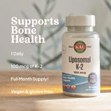 KAL tecnologia liposomal protege la vitamina para mejor absorción.